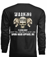 Load image into Gallery viewer, 3 Skull Design - Long Sleeve